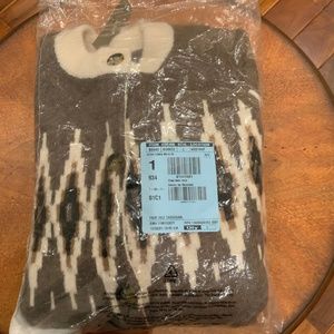 NWT J CREW FAIR ISLE CARDIGAN SIZE LARGE
